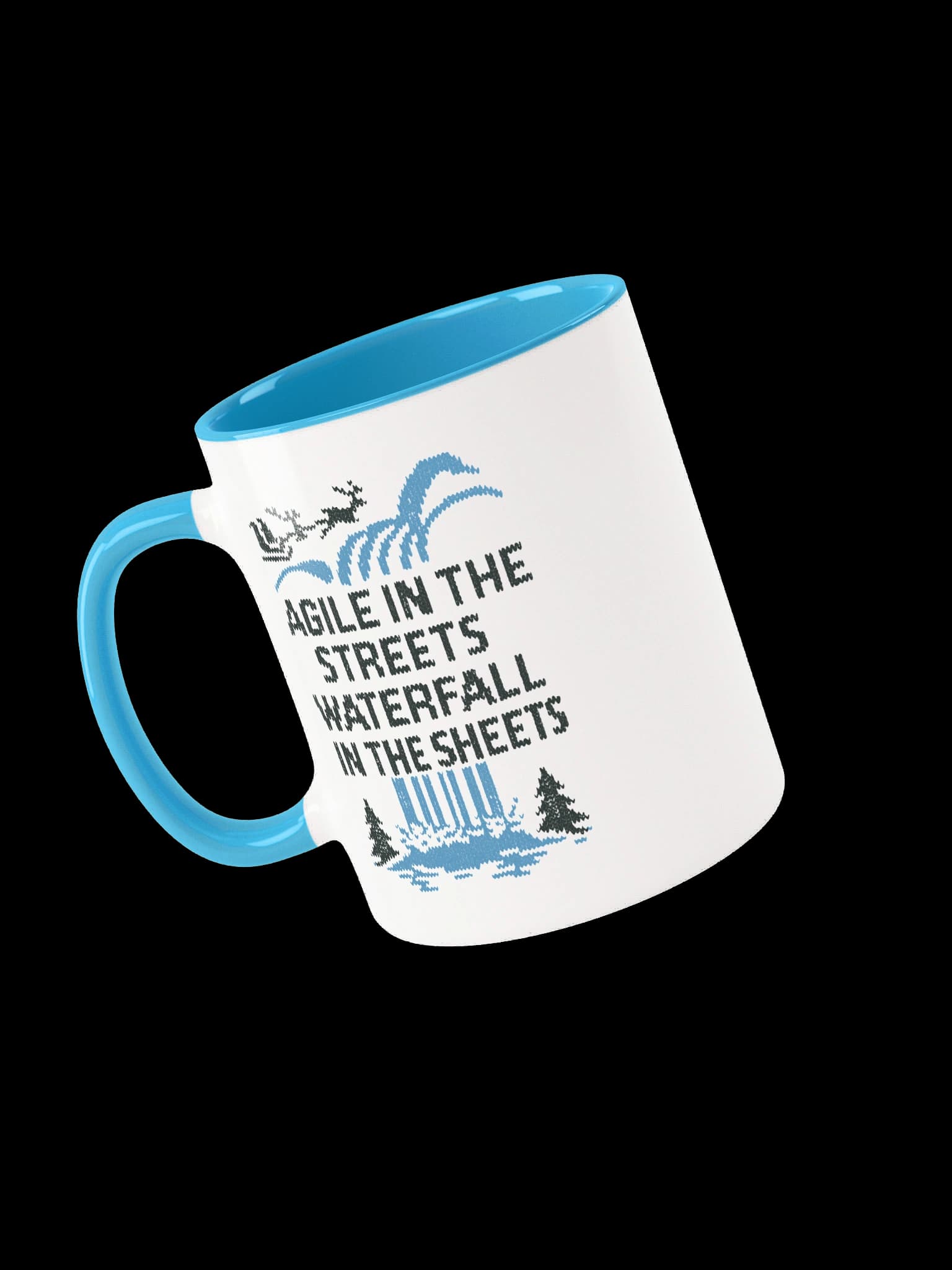 Agile in the Streets - Mug - Blue - Image 1